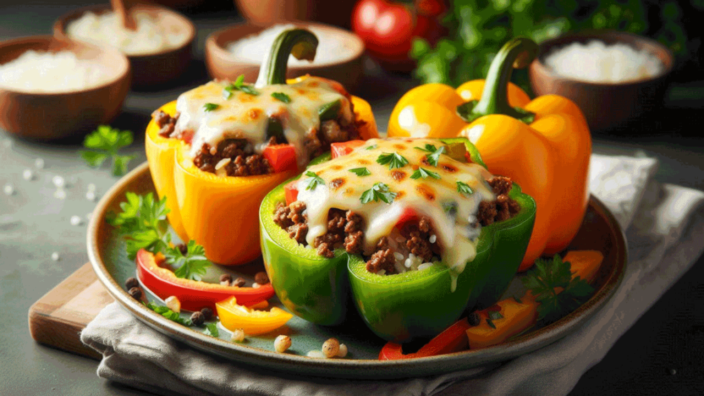 Beef Stuffed Peppers